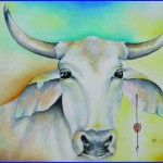 Cow by visionary artist Madeleine Tuttle